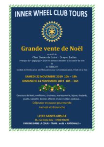 Grande vente annuelle au profit des Cher Dames de Loire